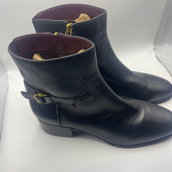 SARTO By Franco Sarto Black Ankle Boots - Size 9 - Picture 2 of 5